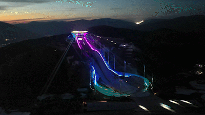 衛(wèi)星見證，這里如何變身“冬奧小城”