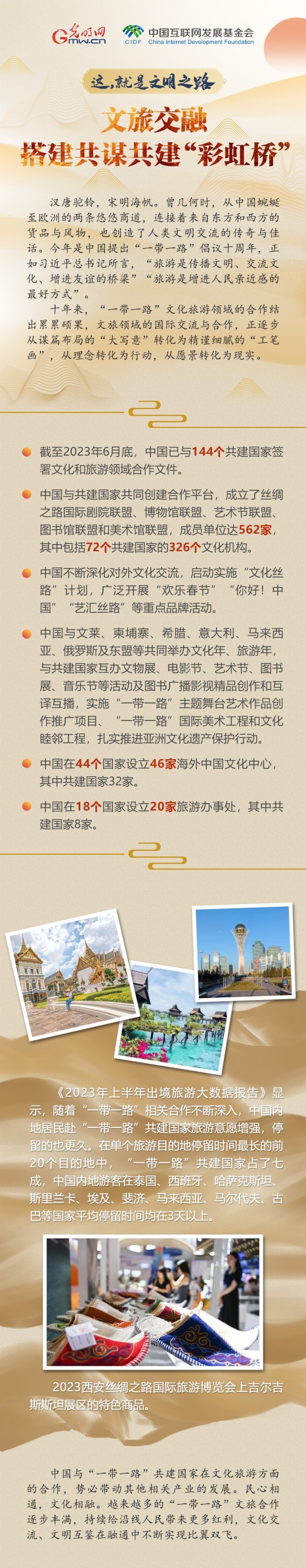 【大道共通】這，就是文明之路丨文旅交融 搭建共謀共建“彩虹橋”