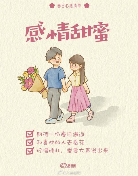 收藏打卡！領(lǐng)取你的手賬風(fēng)春日心愿清單