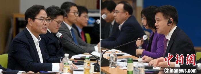 圖為論壇現(xiàn)場(chǎng)?！№n國(guó)中國(guó)商會(huì)供圖