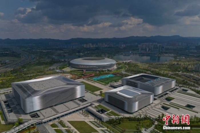 資料圖：航拍成都大運(yùn)會主場館。<a target='_blank' href='/' _fcksavedurl='/'><p  align=