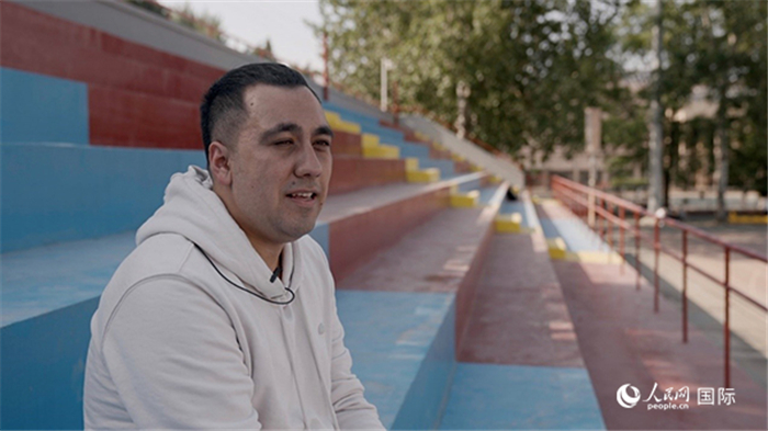 土庫曼斯坦留學(xué)生若賀曼。人民網(wǎng) 張文捷攝