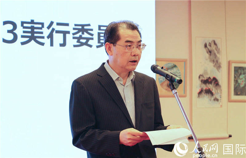 中國(guó)駐日本大使吳江浩致辭。人民網(wǎng) 許可攝