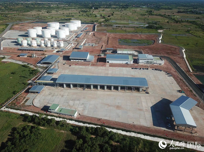 泰國東北部成品油管道項目終端罐區(qū)。人民網(wǎng)記者 孫廣勇攝