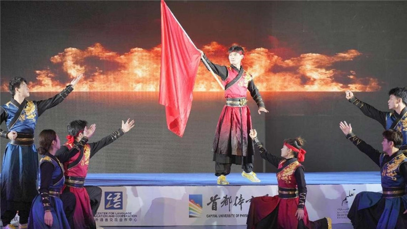 圖為“華夏風 功夫情”演出場景，中國駐阿聯(lián)酋大使館供圖