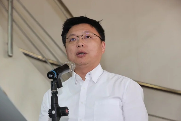 圖為趙天麟。圖片來源：臺灣《聯(lián)合報(bào)》劉學(xué)圣攝。