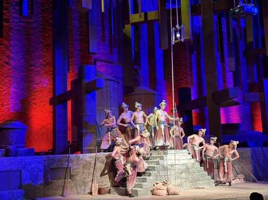 　　《天釀》演出場景。本報記者劉書文攝