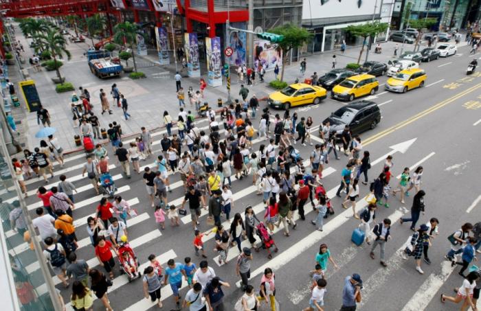 圖為信義商圈。圖片來源：臺灣“中時新聞網”。