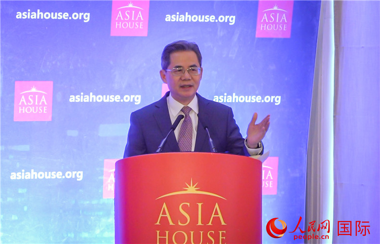 鄭澤光大使強(qiáng)調(diào)，中國(guó)經(jīng)濟(jì)長(zhǎng)期向好的總趨勢(shì)不會(huì)改變。人民網(wǎng) 郭錦標(biāo)攝