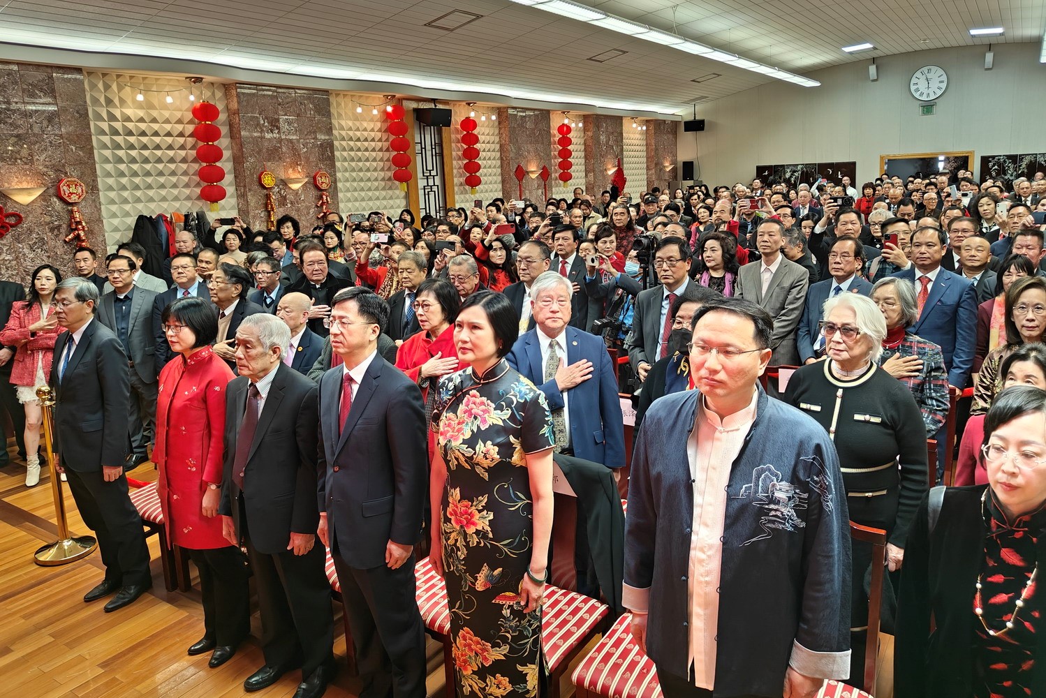 領(lǐng)區(qū)各州代表參加招待會(huì)。主辦方供圖