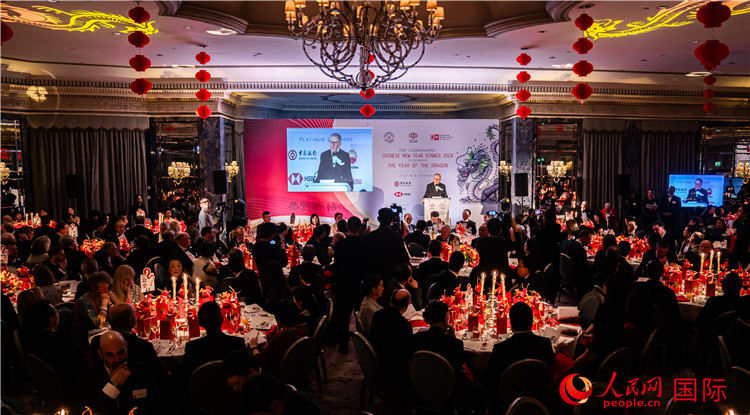 “共慶中國年 共享新機遇”破冰者新春晚宴現場盛況。人民網 郭錦標攝