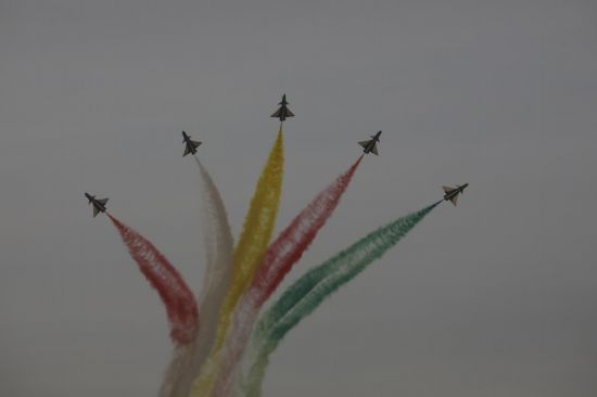 飛行表演現(xiàn)場。王曉東 攝