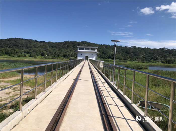 卡夫河供水項目。人民網記者 黃培昭攝