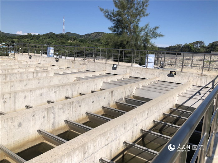 卡夫河供水項目。人民網記者 黃培昭攝