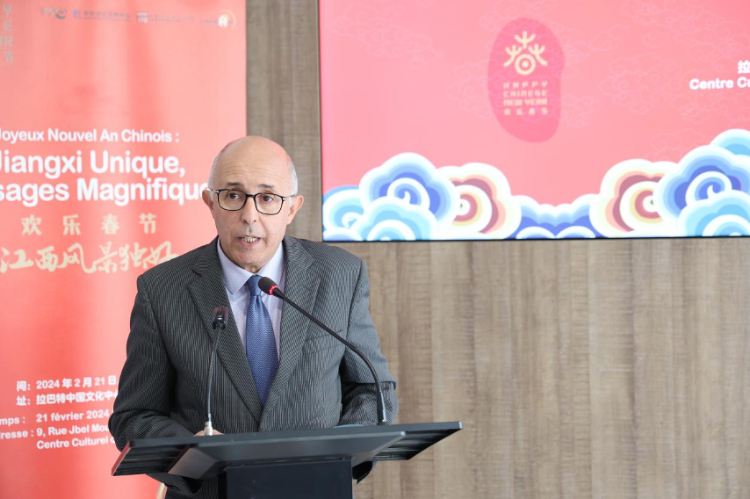 拉巴特文化藝術(shù)遺產(chǎn)復(fù)興協(xié)會主席德里希致辭。霍晶攝