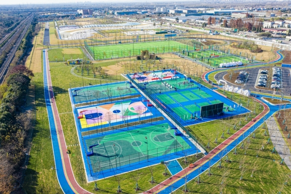 南京北站樞紐經濟區(qū)環(huán)境整治項目一期。江北新區(qū)樞紐供圖