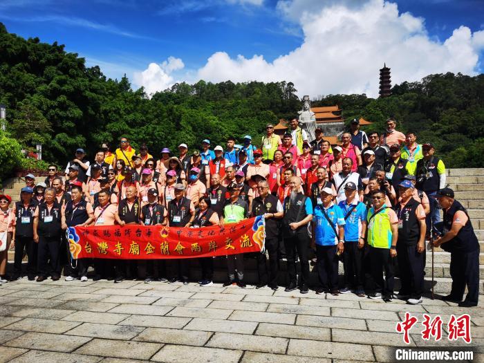 臺灣寺廟金蘭會(huì)參訪團(tuán)赴廣州南沙天后宮參訪 廣州市臺辦 供圖