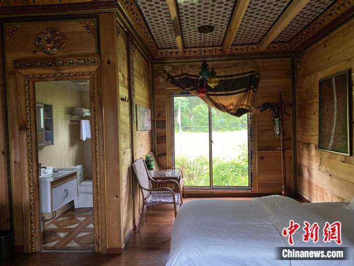 民宿內部。彭寧鈴 攝