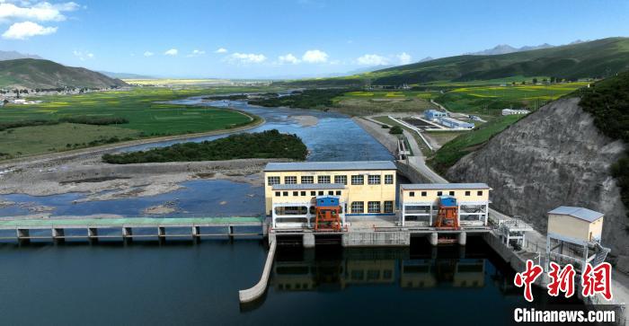 圖為引大濟湟調(diào)水總干渠的樞紐。(資料圖) 青海省水利廳 供圖