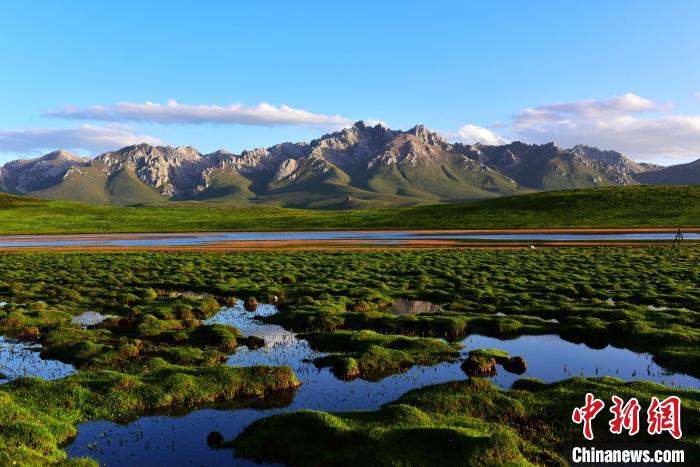 資料圖為三江源腹地果洛州美景如畫?！」逯菸麄鞑抗﹫D