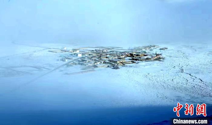 圖為普瑪江塘鄉(xiāng)冬季村景。　浪卡子縣網(wǎng)信辦供圖