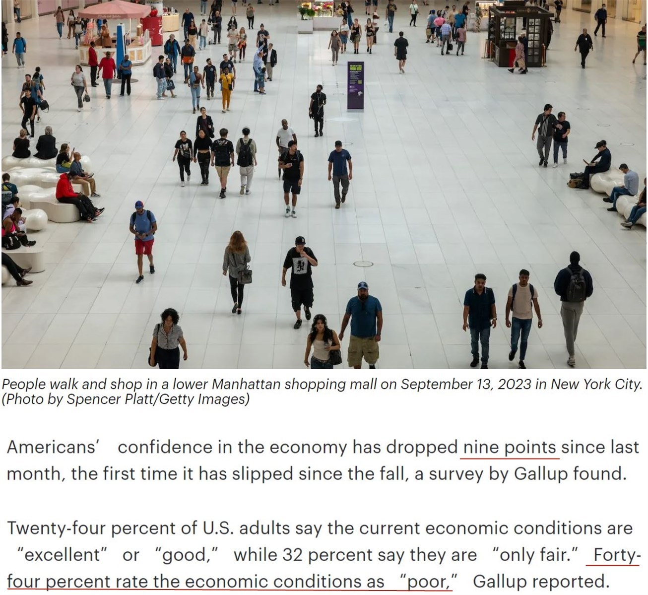 說到美國經(jīng)濟 超過四成的美國人用了這個詞！