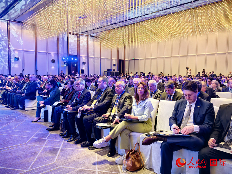 中國(guó)—巴西商業(yè)研討會(huì)現(xiàn)場(chǎng)。人民網(wǎng)記者 符園園攝