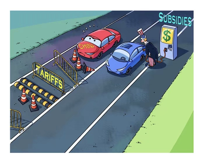 漫畫作者：馬宏亮（人民網(wǎng)版權(quán)圖片，未經(jīng)授權(quán)請勿轉(zhuǎn)載。）