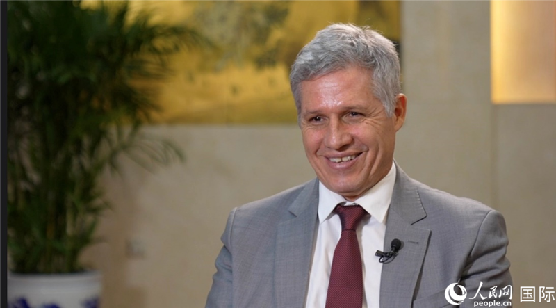 巴西農(nóng)村發(fā)展部部長(zhǎng)特謝拉。 人民網(wǎng)記者 張榮攝