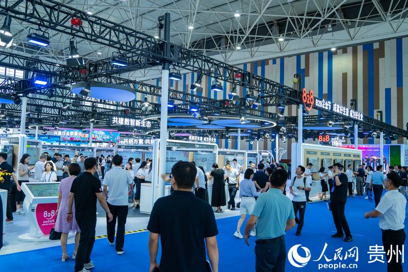 2、2024數(shù)博會(huì)共吸引400余家展商參展。人民網(wǎng) 陽(yáng)茜攝.jpg