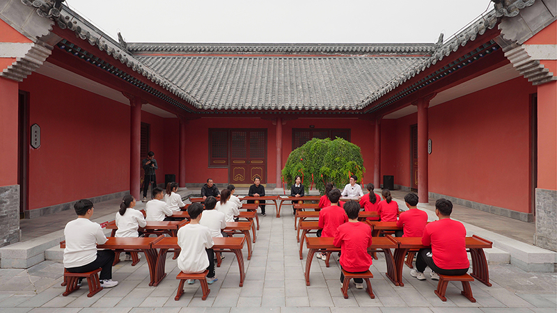 “一塊豆腐話清廉”思政課。滁州市委網(wǎng)信辦供圖