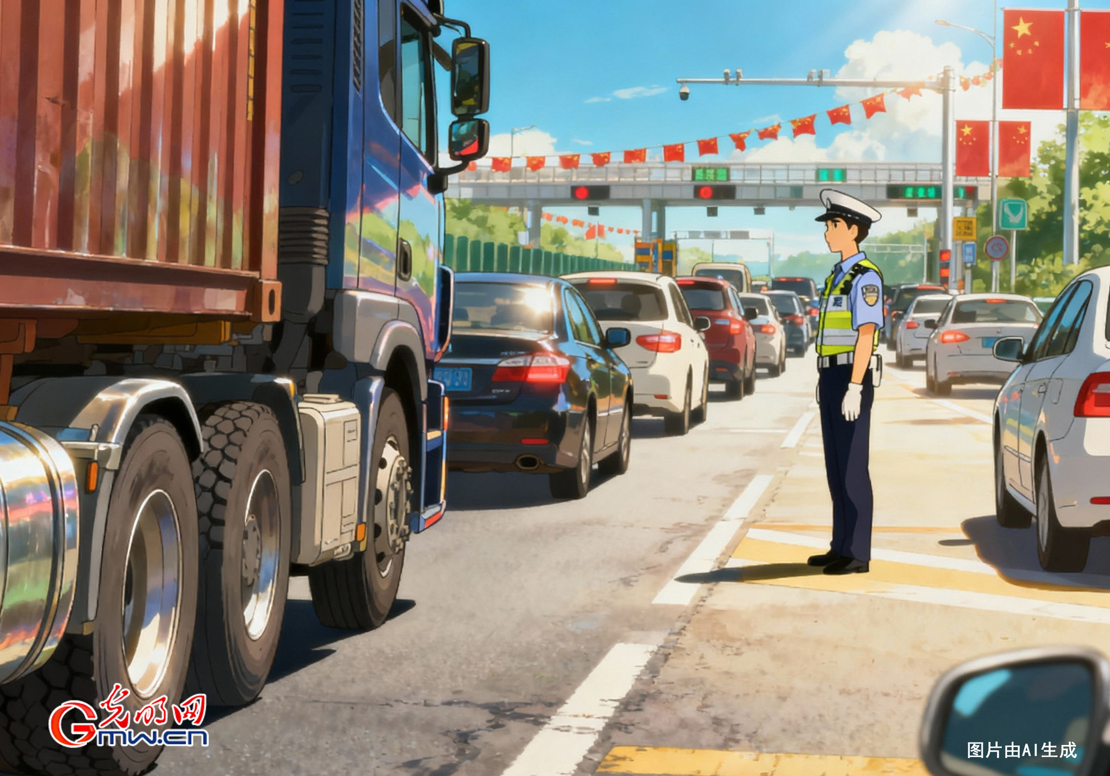 【光明漫評】國慶煙火氣，離不開勞動者的守護