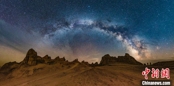 資料圖為青海省海西州冷湖俄博梁星空。 <a target='_blank' href='/'><p  align=