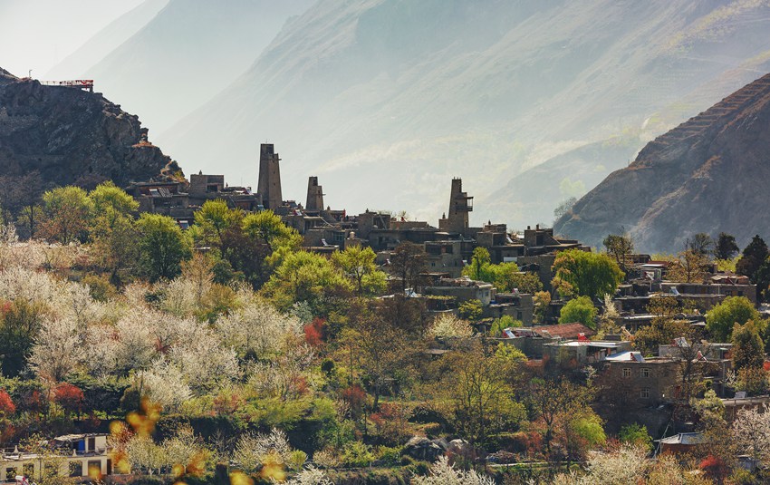 四川省阿壩州理縣桃坪村。四川省文旅廳供圖