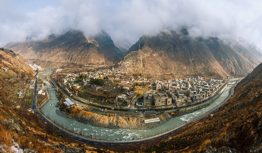 四川省阿壩州理縣桃坪村。四川省文旅廳供圖