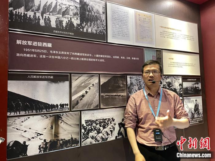 張慶沖在講解。彭寧鈴 攝