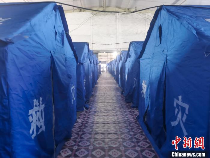 那曲火車站集中健康監(jiān)測點?！≈袊F路青藏集團有限公司拉薩車務段 供圖