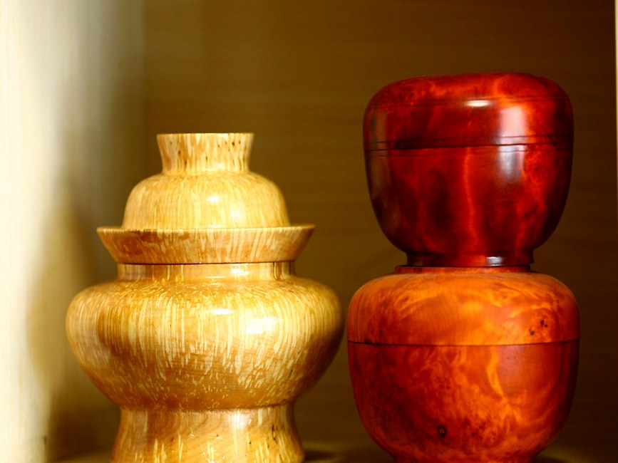 藏地木碗成品。