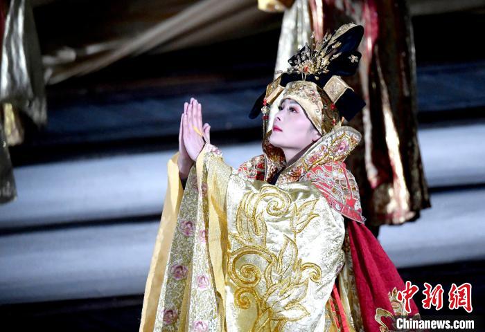 3月17日，西藏拉薩，《文成公主》大型史詩劇演出現(xiàn)場(chǎng)?！±盍?攝