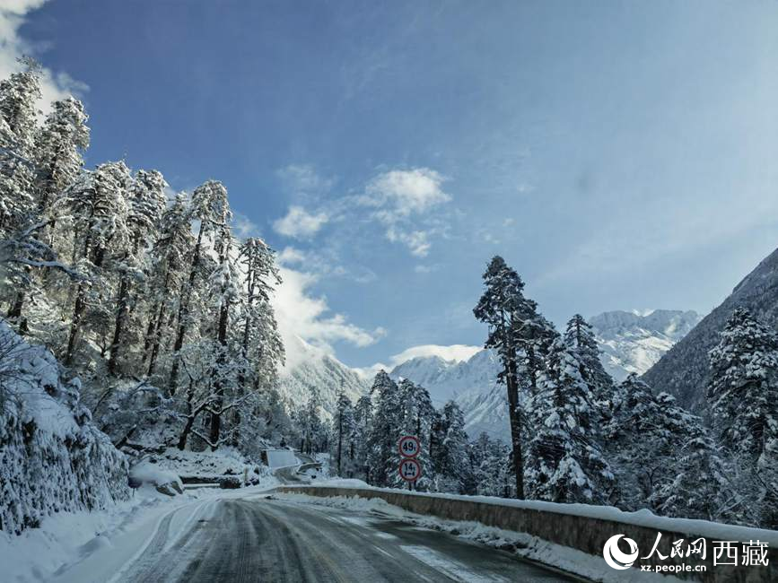 扎墨公路。人民網(wǎng) 李海霞攝