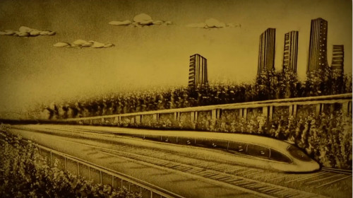 【沙畫】改革開放，讓夢想觸手可及