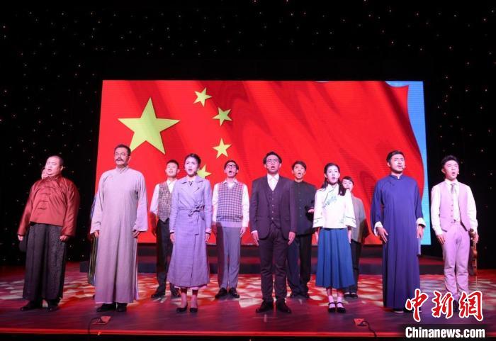 舞臺(tái)劇《田漢眼中的中國(guó)》?！￠L(zhǎng)沙縣委宣傳部供圖
