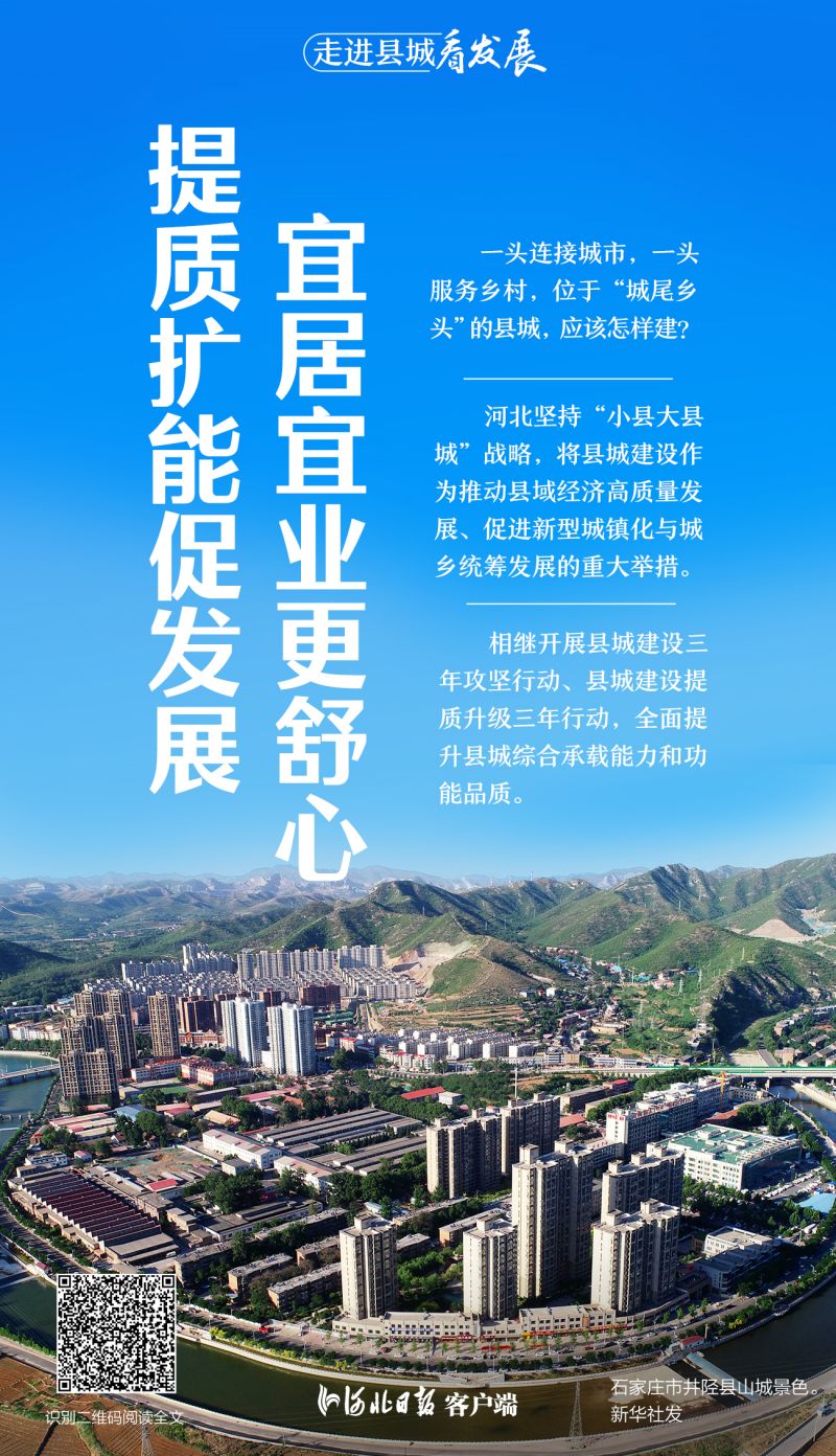 走進縣城看發(fā)展 | 河北加快推進縣城建設(shè)提質(zhì)升級